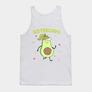 sistercado Pregnancy Announcement Girl Gift For Men Father day Tank Top